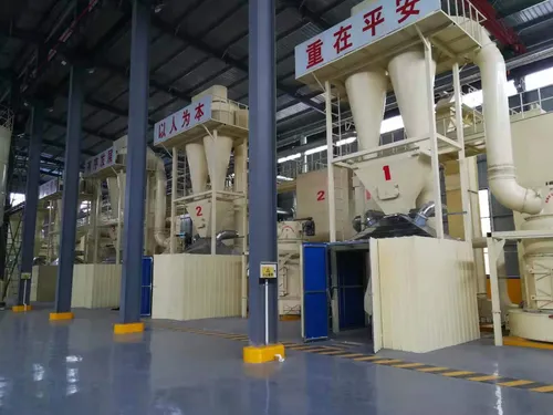Nanyang calcium carbonate Raymond mill project