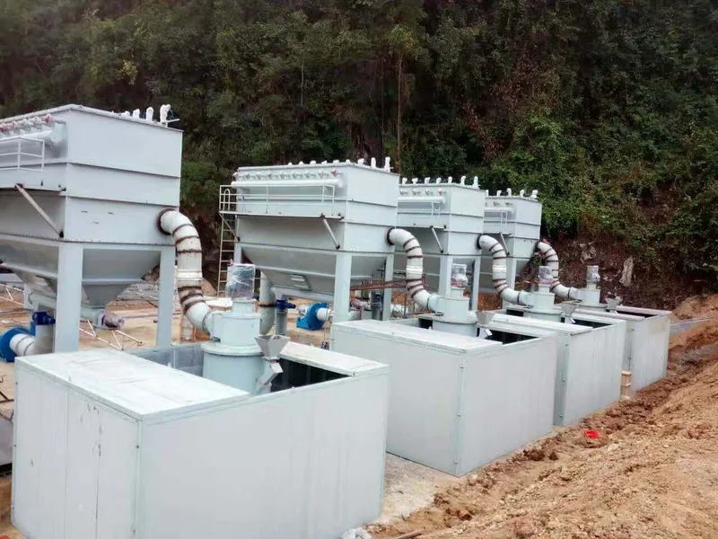 Outdoor ultrafine grinding system installed for mineral processing